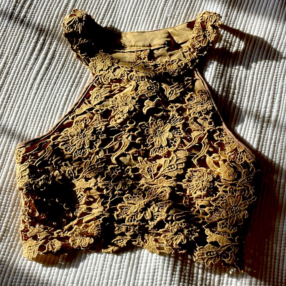 Papaya lace top Sz S